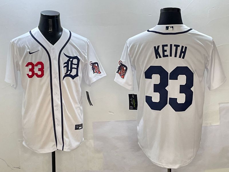 Men Detroit Tigers #33 Keith White Game 2025 Nike MLB Jersey style 3